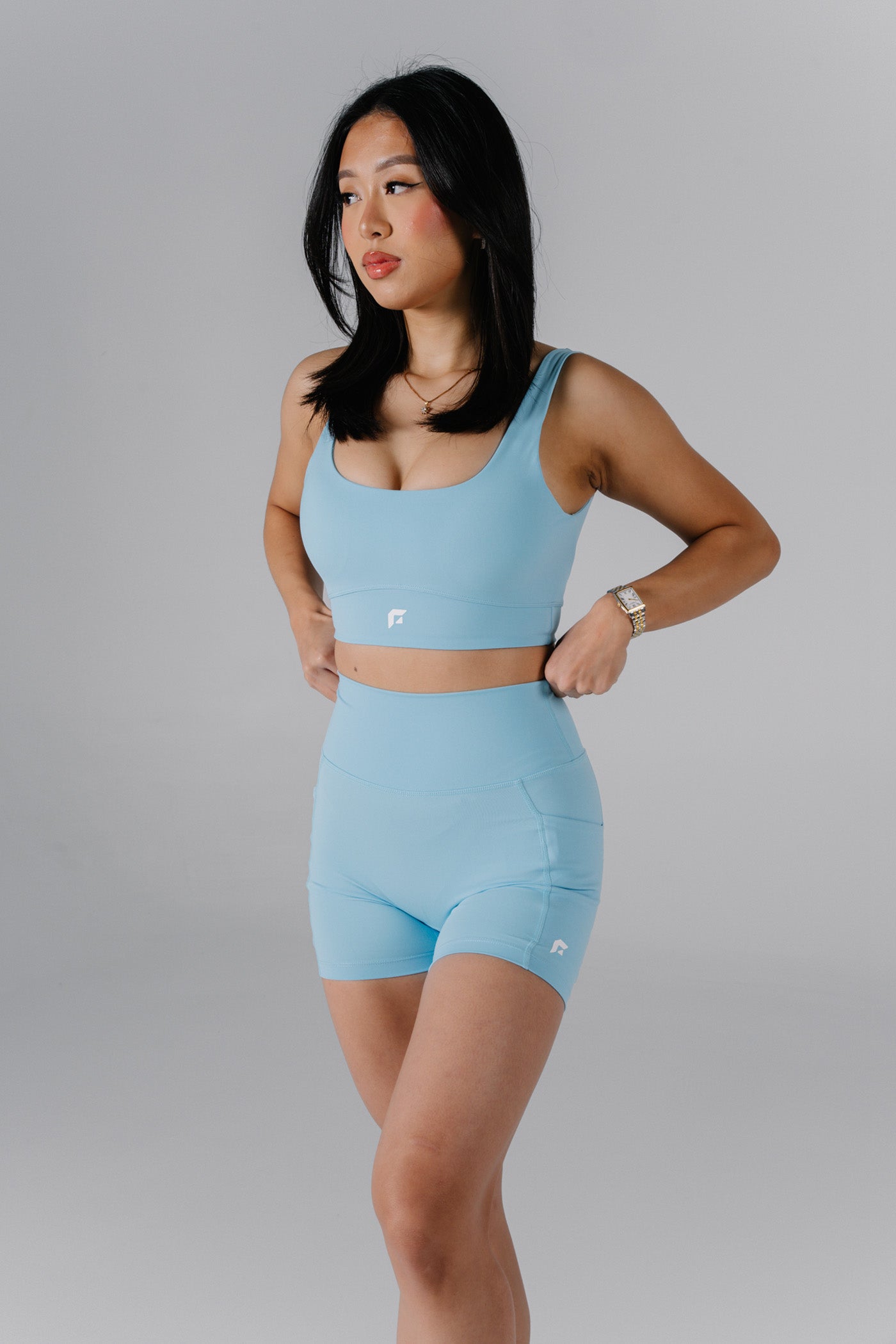 Everyday Everywhere Crop - Blue