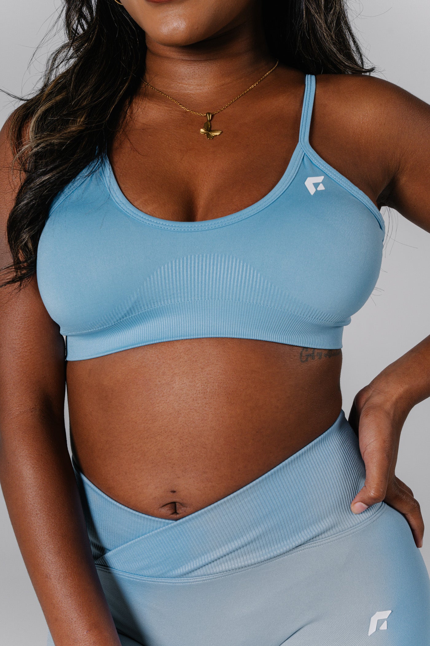 Imperfect Collection Sculpt and Support Bra – Blue