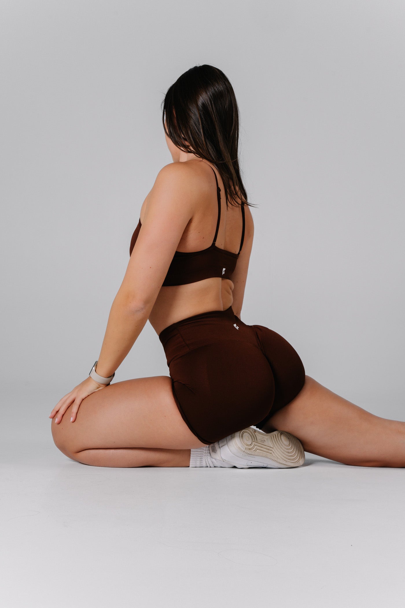 Sculpt and Support Shorts - Brown